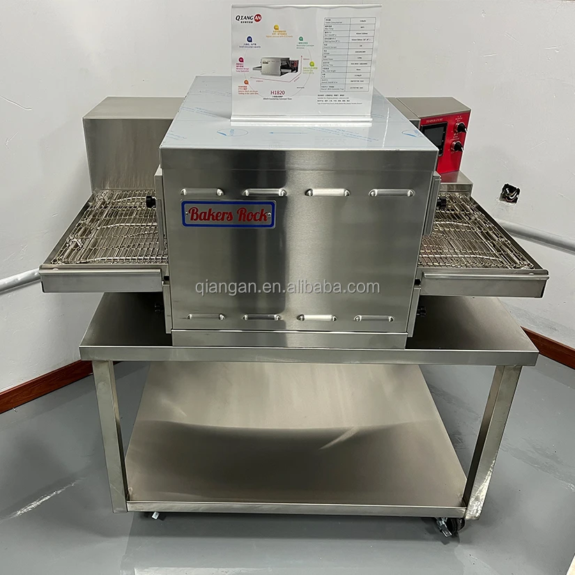 Pizza Hut Oven With ECO mode Commercial Oven Counter Top Space-Saving Conveyor Belt Pizza Oven Machine For Sale