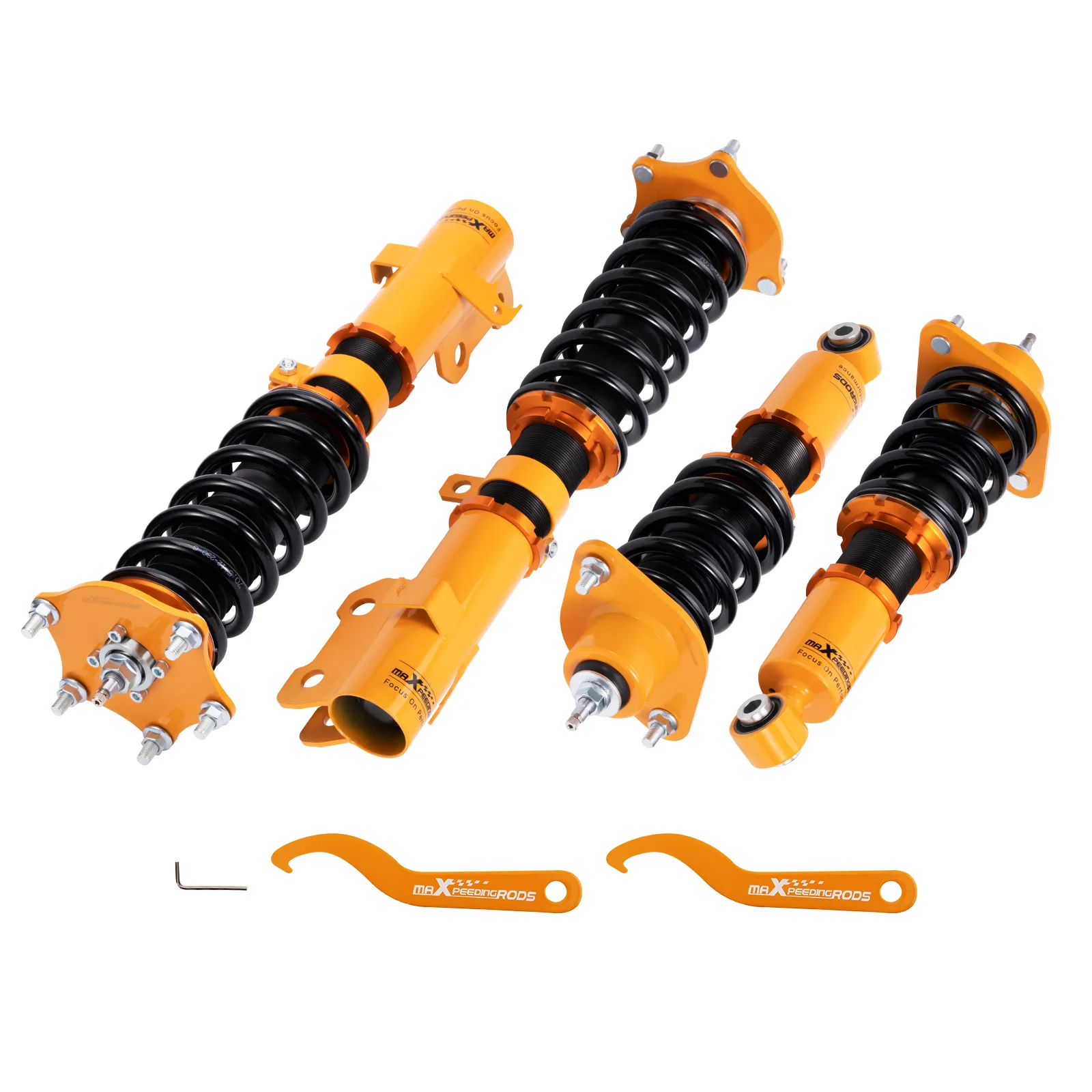 Coilover for Honda CRV 2007-2011, 24 Level Adjustable Damper Coilovers Suspension Kit Strut