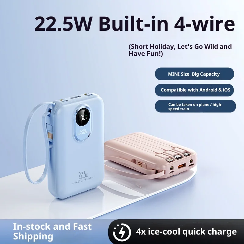 

Power bank 20000 mAh ultra-large capacity super fast charging mobile power supply portable charger