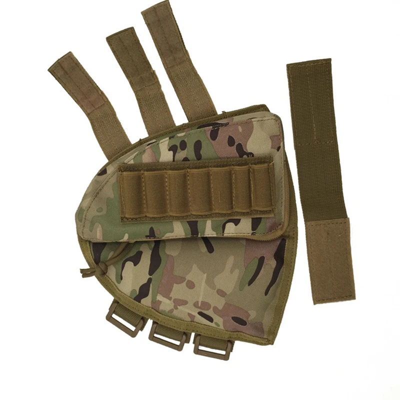 Outdoor Tactical Support Cheek Bag Bullet Bag Accessory Bag 98K CS Military Fan Two-in-one Bullet Bag Portable Gun Butt Bag