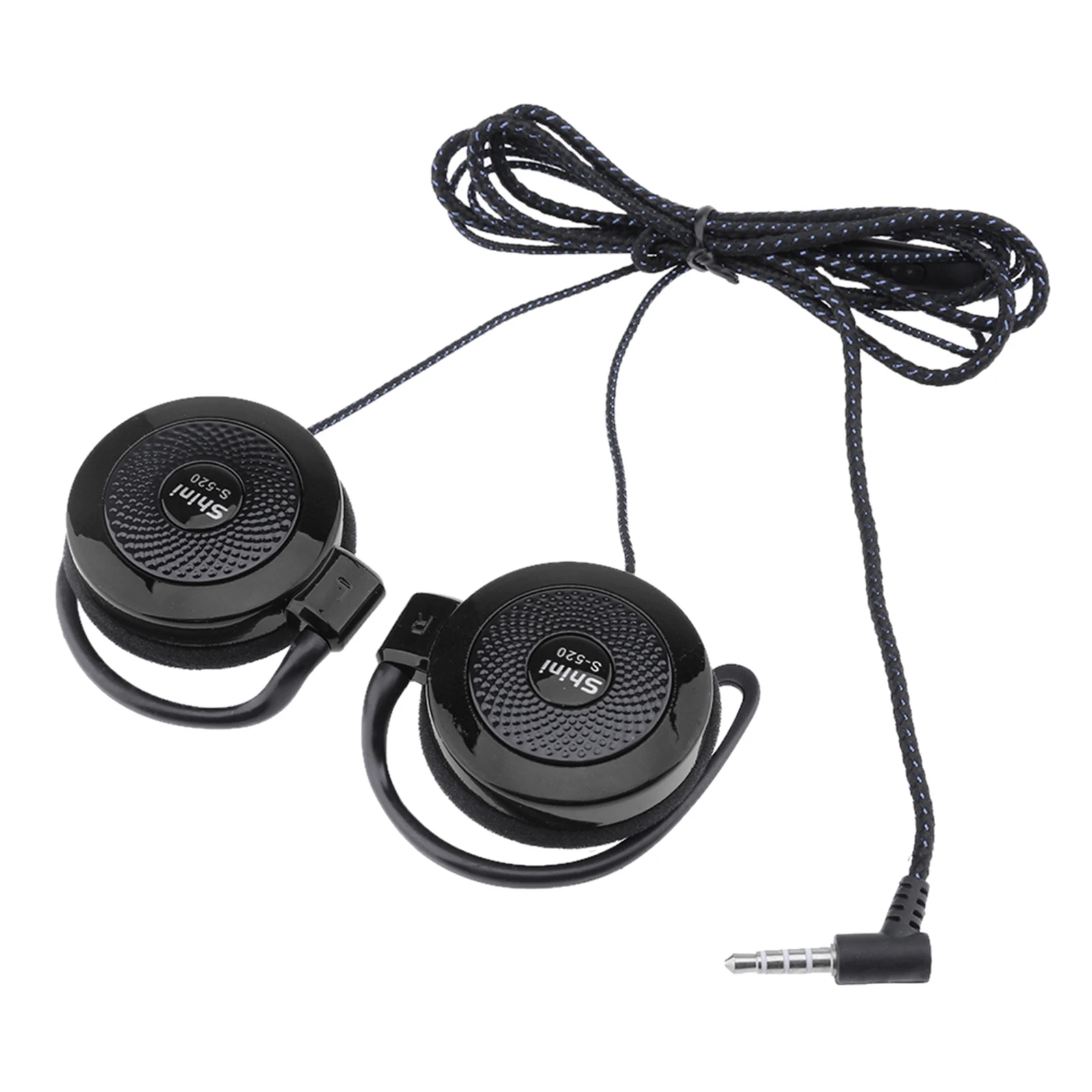 【Sale】3.5mm Wired Headset Ear Hook Headsets Stereo Game Sports Headphone with Mic for Phone Stereo Game Sports Headphone