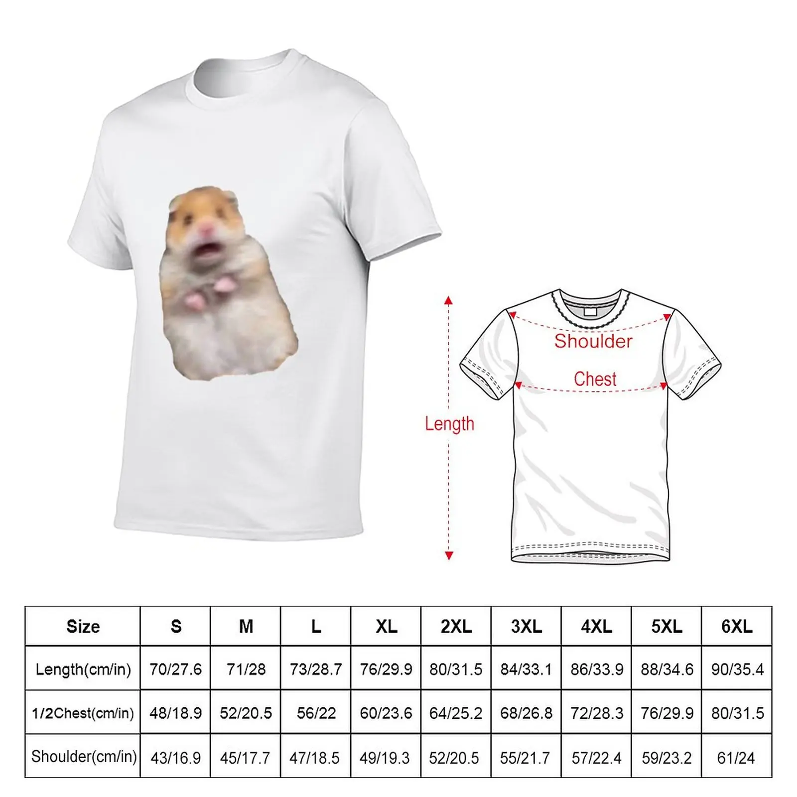 New screaming hamster meme T-Shirt Tee shirt boys white t shirts hippie clothes mens t shirts pack