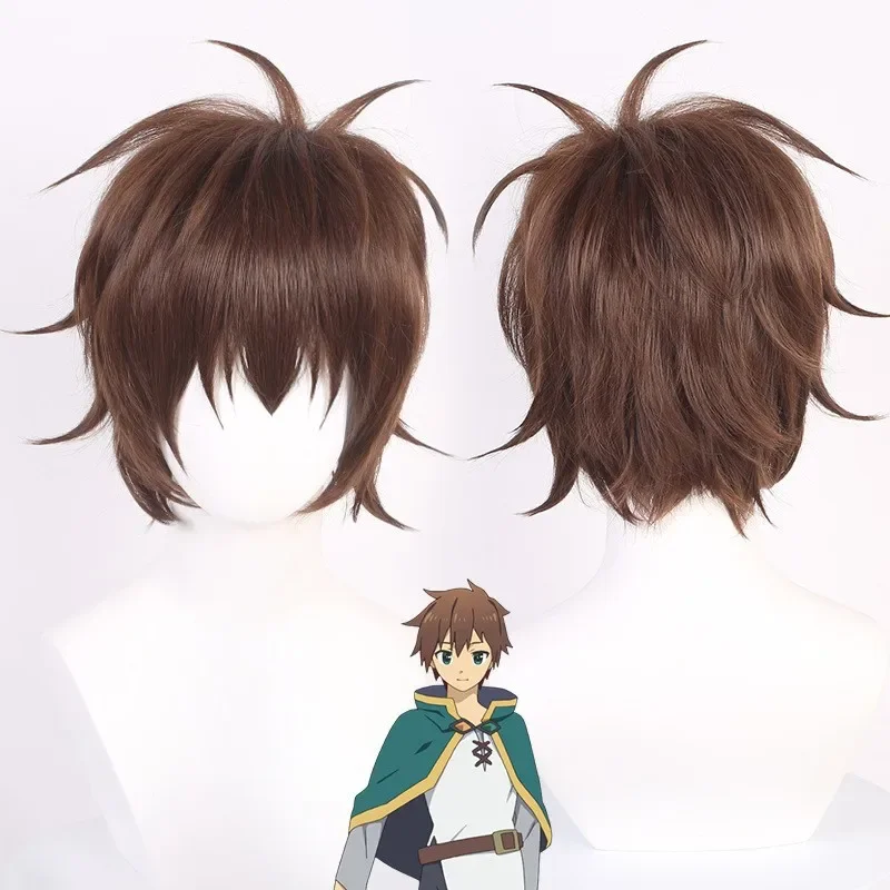 Satou Kazuma Cosplay Costume Wig Anime Kono Subarashi Sekai Ni Shukufuku Wo Costume Men Halloween Party Convention Outfit image 3