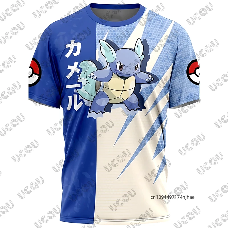 Kinder-T-Shirt, Sommer, neues Pokémon Gengar Cartoon-Print-T-Shirt für Herren und Damen, kurzärmelig, Cosplay-T-Shirts, lässig – Detail 8