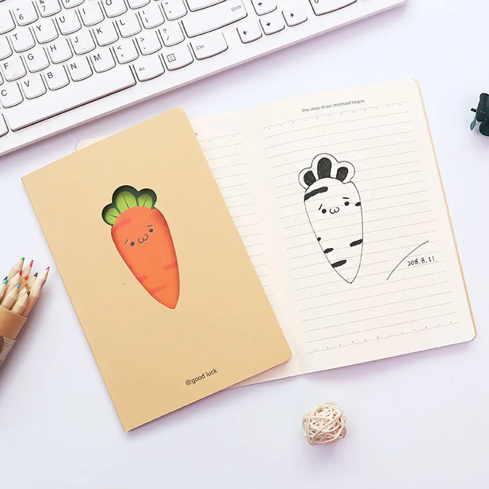 

4Pcs A5 Notebook Set Paper Diary Book for Journaling Travel Sketching Poetry Creative Writing Eye-Protective