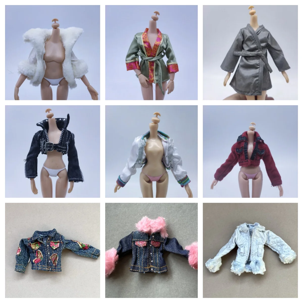 a variety of clothes coat for 30cm doll fashion cool doll licca doll high school