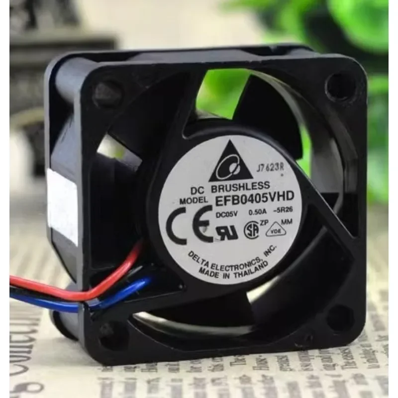 New Fan For Delta EFB0405VHD 5V 0.50A 3-wire Server Frequency Converter Chassis Fan 4020 4cm 40x40x20mm