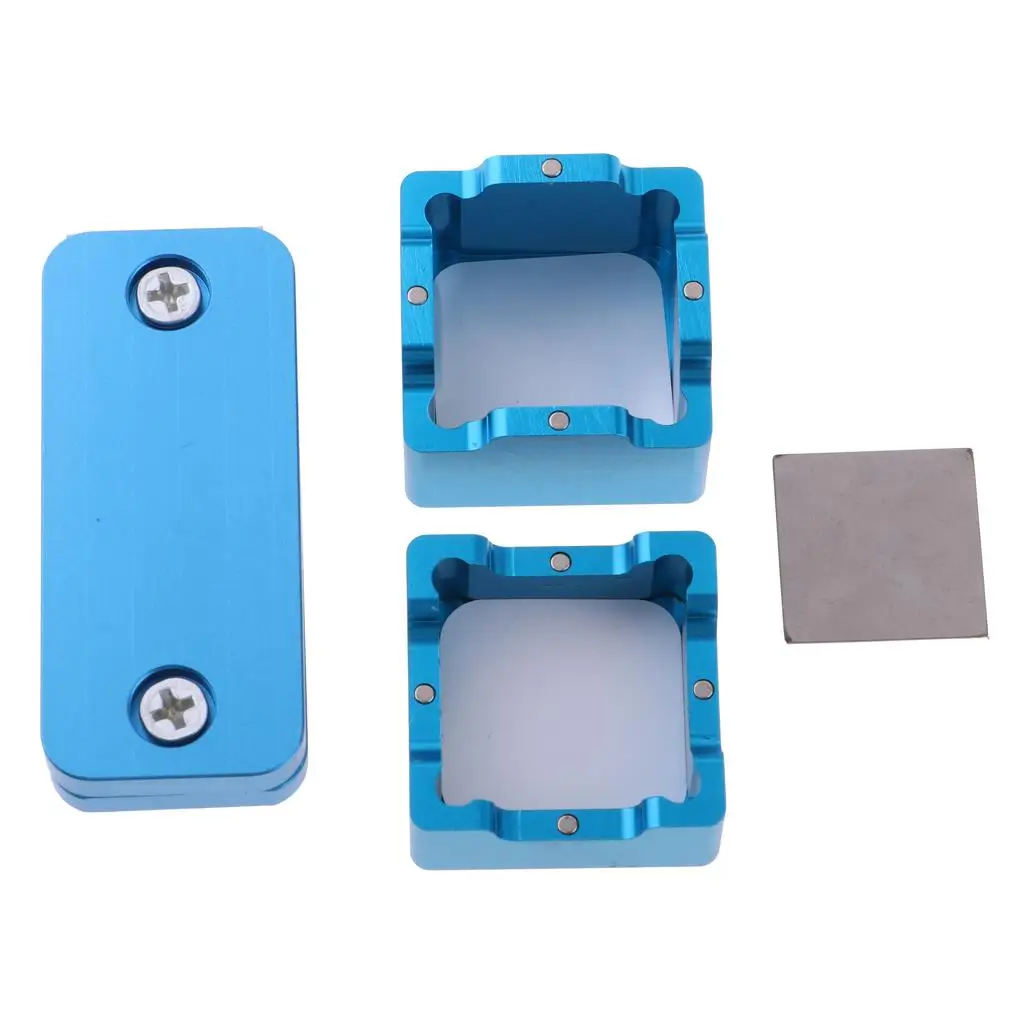 

Billiard Chalk Storage Box Aluminum Chalk Holder Pocket Chalker Snooker Table Pool Accessory for Billiard Cue Maintenance