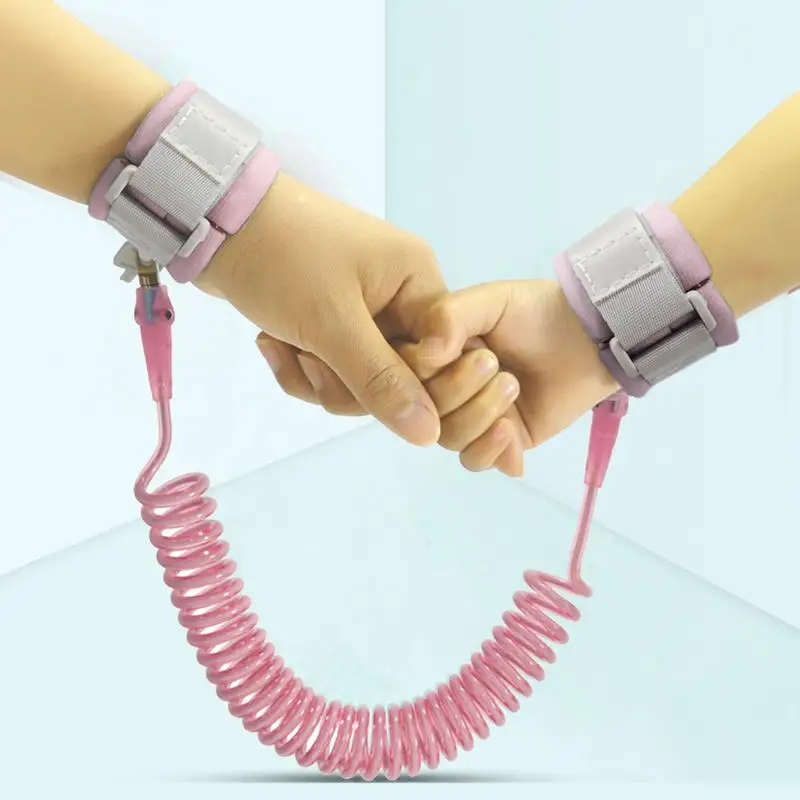 Bracelet Anti-Perte pour Bébé, SFP, Corde, Ceinture Anti-Verrouillage pour Enfants, Tout-petits, Longueur Extensible 4,9 Pieds