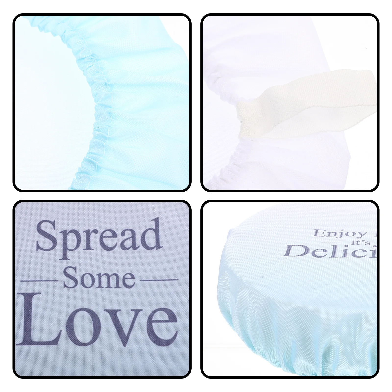 

3Pcs Reusable Elastic Bowl Covers Washable Stretchy Salad Bowl Covers for Kitchen Food Storage Elastic Plates Cover