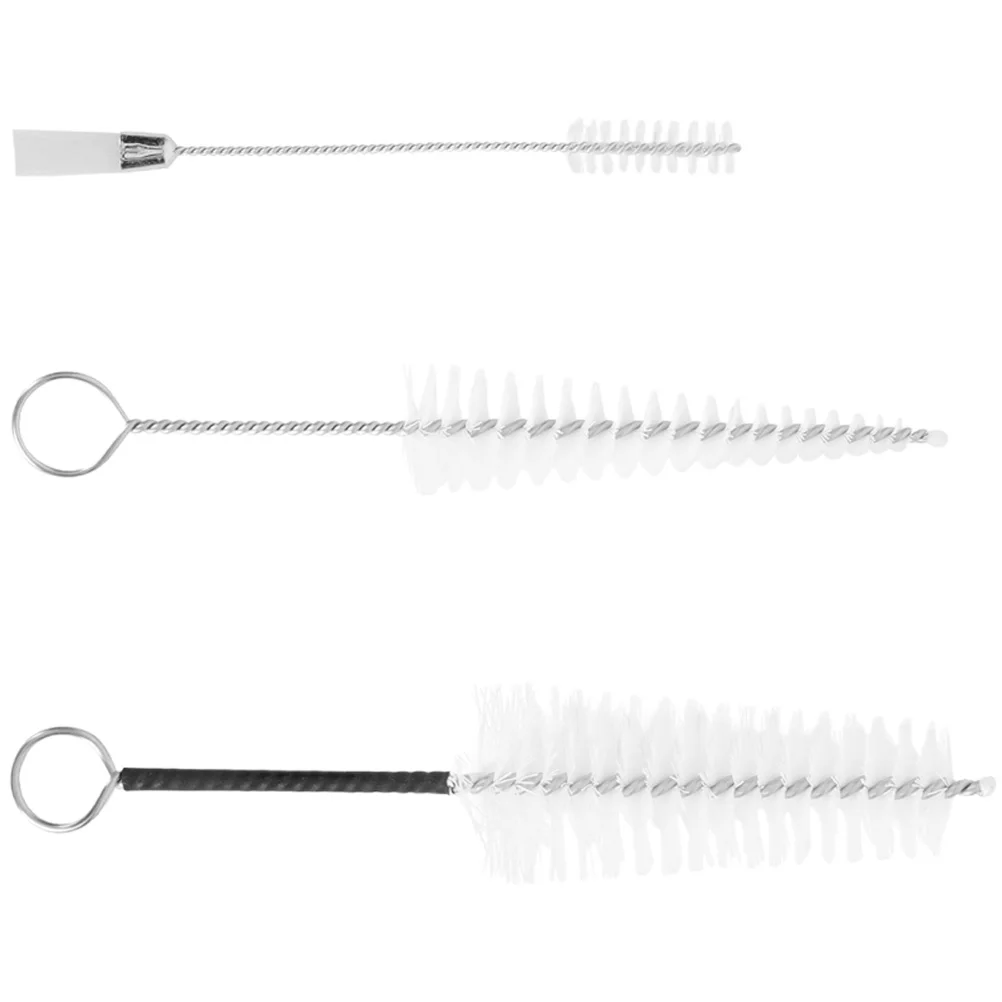 

3 Pcs Mouthpiece Cleaning Brush Flute Tool Musical Instrument Pipeline Care Sax Nylon Small Cleaner for Instruments