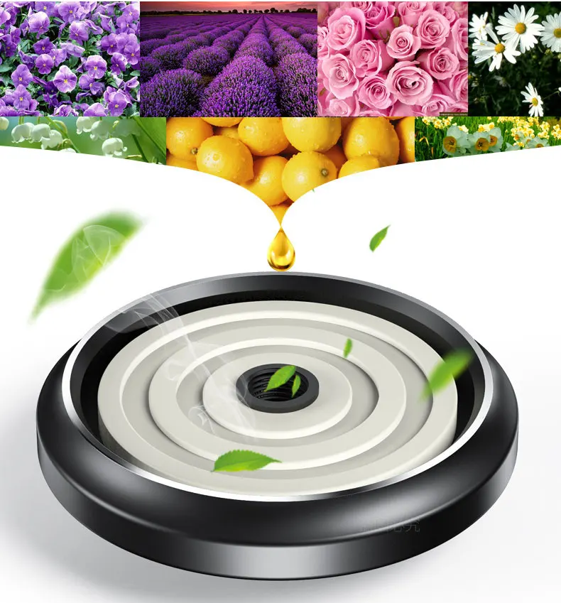 Car Air Freshener UFO Shape Car interior Scent for Mitsubishi Pajero Sport Eclipse Cross L200 Colt Delica Ralliart Triton Car