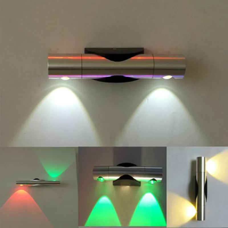 LED Wall Decor Lamps 360° Rotation Wall Lights Living Room Background Bedroom Bedside Lights Aisle Stairs Decorative Fixtures