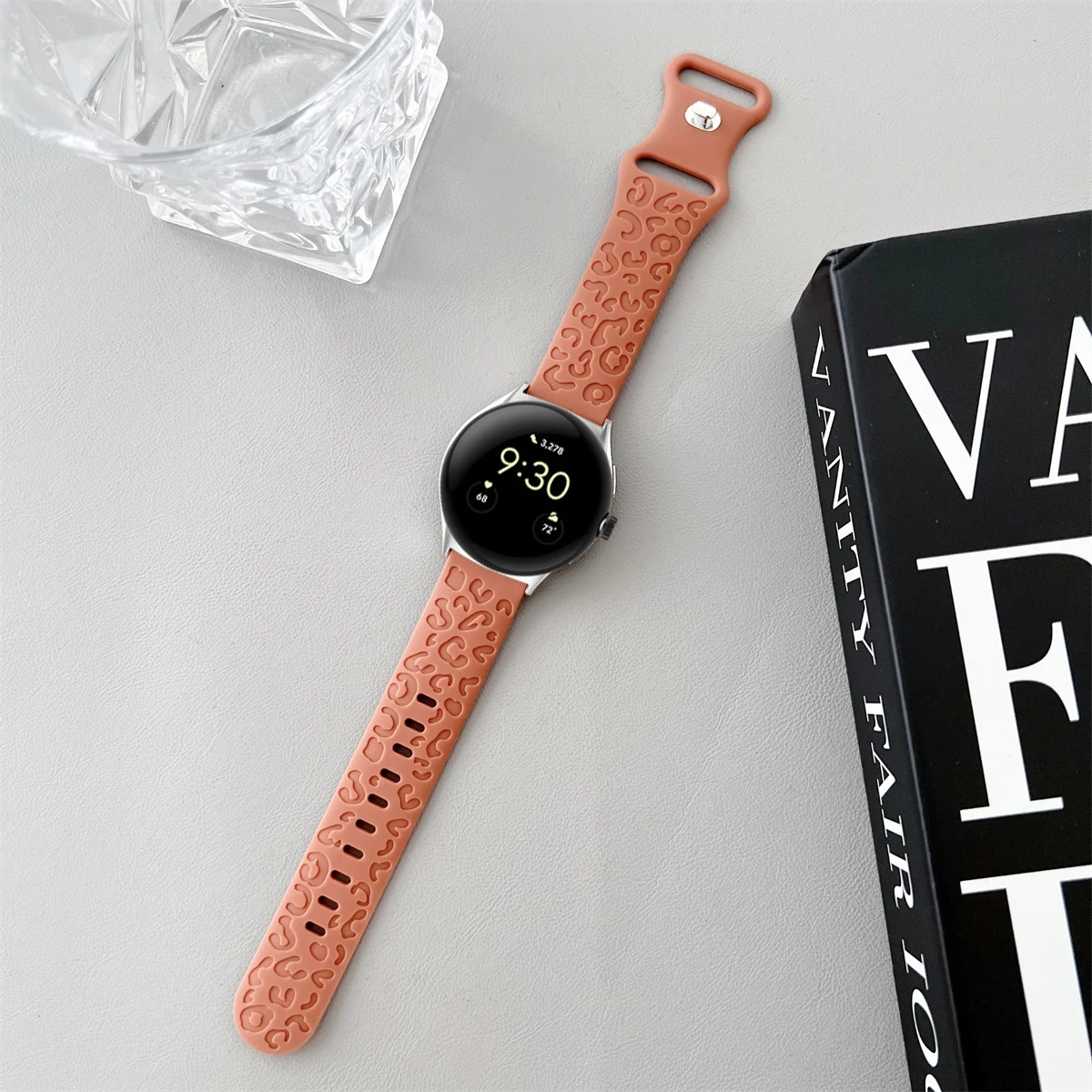 Engraved Silicone strap For Google Pixel 1 2 3 41mm Sport Wristband Bracelet Correa Accessories Belt for Pixel Watch 3 45mm Band