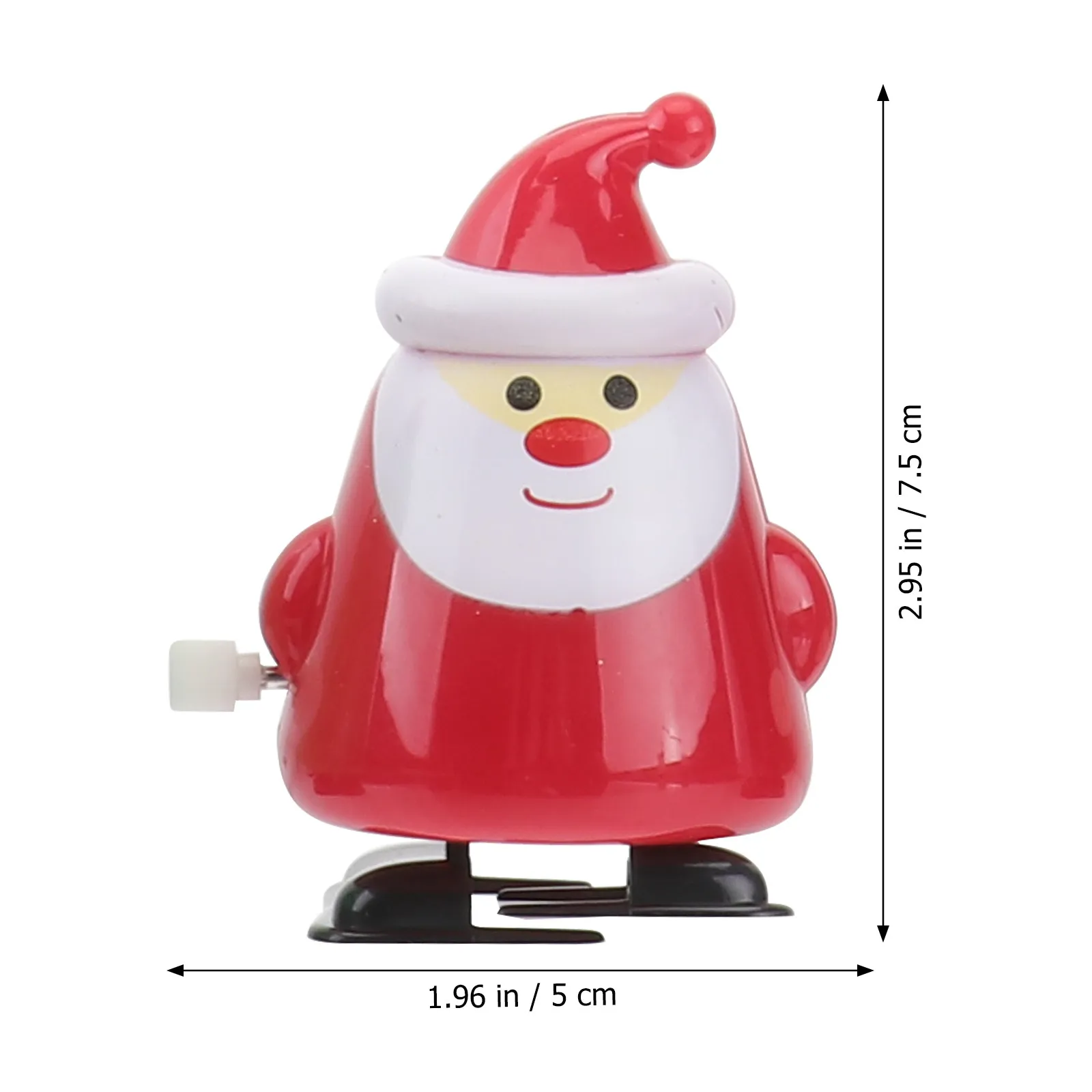 Juego de 8 Muñecos de Cuerda de Navidad para Niños, con Diseño de Dibujos Animados, Papá Noel, Muñeco de Nieve, Pingüino, Alce, Regalo Educativo para las Fiestas