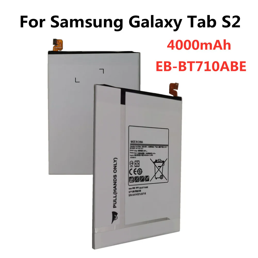 

EB-BT710ABA EB-BT710ABE Аккумулятор для планшета 4000 мАч для Samsung Galaxy Tab S2 8.0 SM-T710 T713 T715 T719C T713N Аккумуляторы