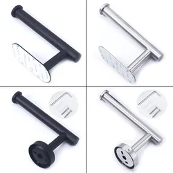 Self-Adhesive Stainless Steel Toilet Roll Paper Towel Toilet wall Mount Holder Organizers Punch-Free Rack Tissue Accessories M20