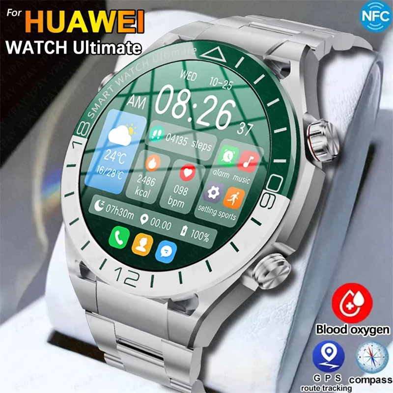 WATCH Ultimate Ultra Mate Business Smart Watch Men Bluetooth Call Compass Sports Modes Smartwatch Waterproof Watches For HUAWEI