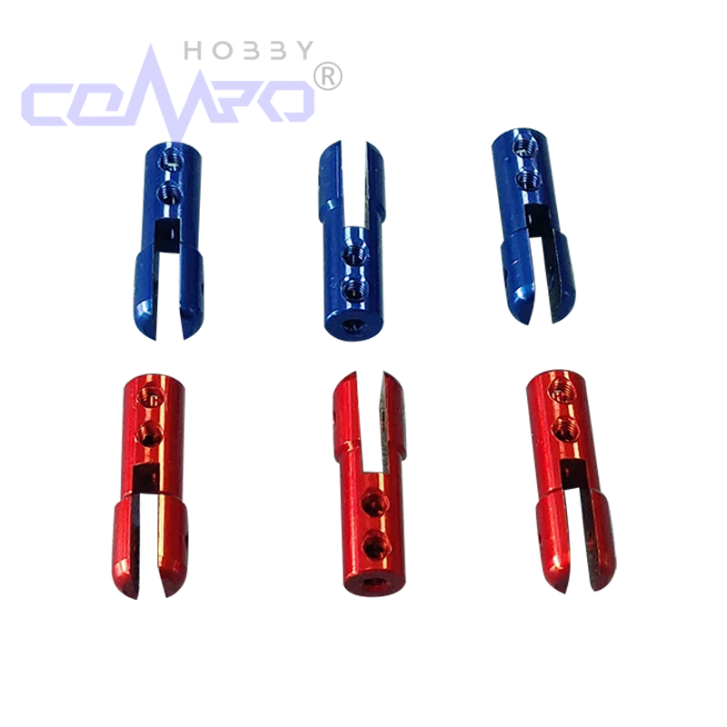5Pcs 2mm Aluminum Alloy Clevise M2 Servo Horn Steering Rod Chuck Connector Clip For RC Airplane/Boat Model Parts Accessory