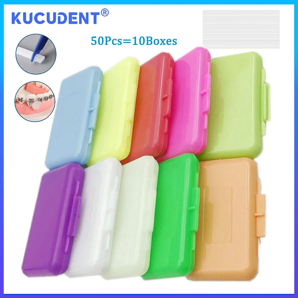 KUCUDENT Dental Orthodontics Wax For Teeth Braces Brackets Gum Irritation Dentistry Oral Hygiene Tools 10 Kinds Fruit Scent