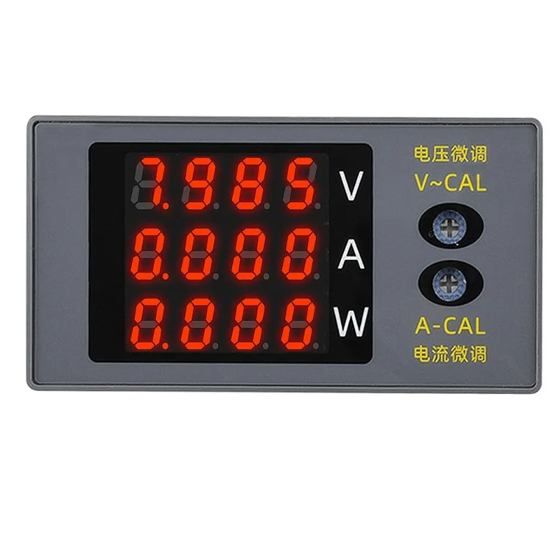 4 Digit LED DC Voltmeter Ammeter Power Meter High Precision Voltage Current Adjustable Calibration Module