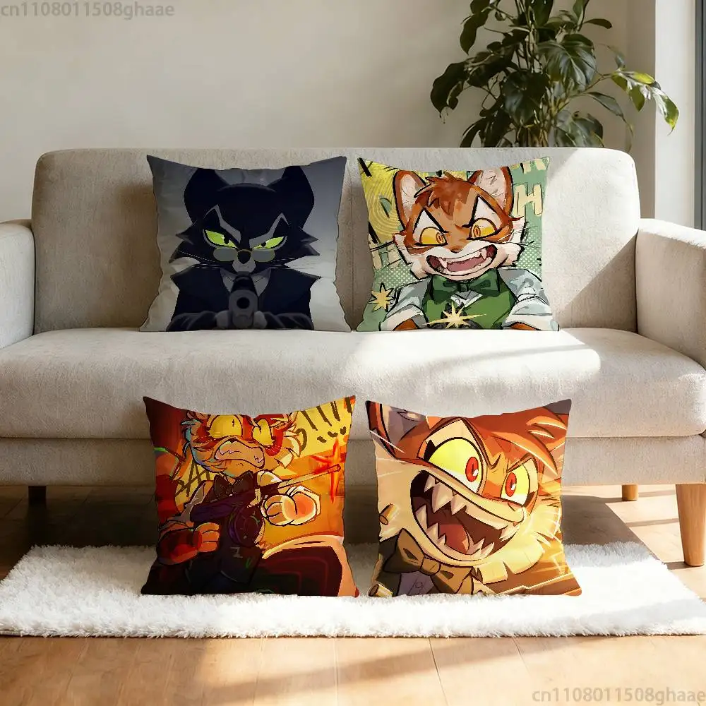 

Lackadaisy Anime pillow cover living room sofa cushion cover bedroom room bed pillow cover home decoration