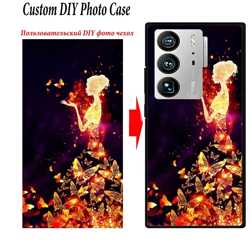 Angepasst DIY Foto Telefon Fällen Für ZTE Blade V40 Vita V30 Vita Silikon Abdeckung ZTE Axon 40 Ultra Libero 5G III II Fall Bild