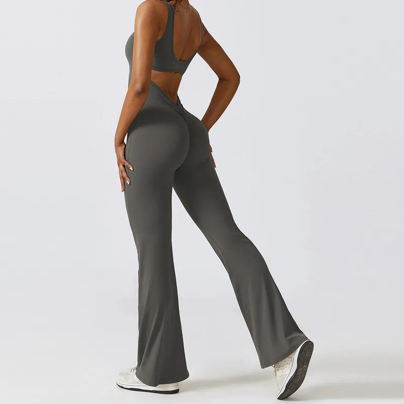 

Back V Jumpsuit for Women, Sexy Gym Set, Training Yoga Suit, Sportswear, Sports Jumpsuit, Fitness Rompers, Stretch Workout 2025