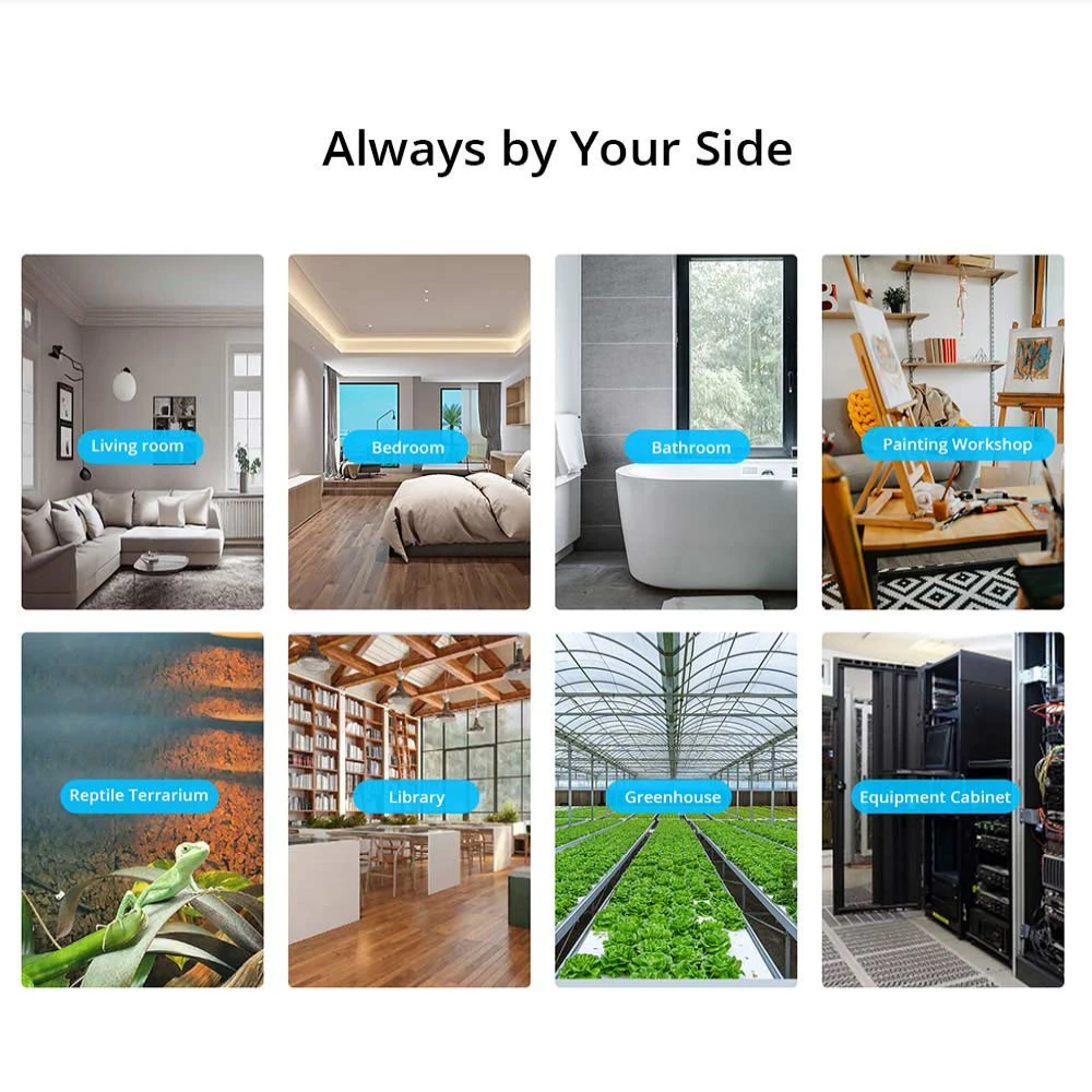 SONOFF SNZB-02P Zigbee Temperature and Humidity Sensor Smart Home Sensor Smart Home Voice Control Easy Micro Link App