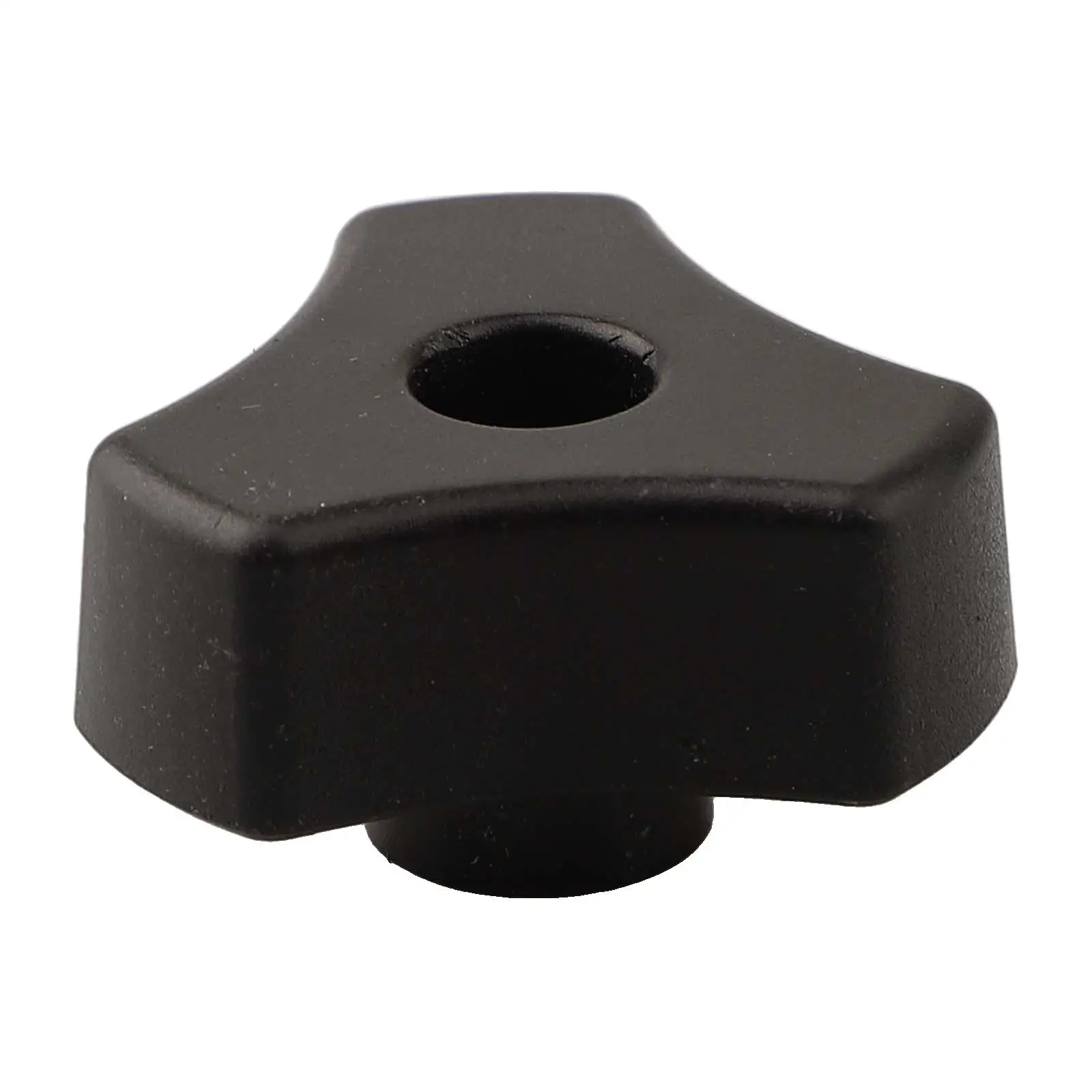 

Черные, серебристые деревообрабатывающие крепежи: насадки-ограничители для столярных работ, овальные пластиковые головки с латунной вставкой для проектов по деревообработке