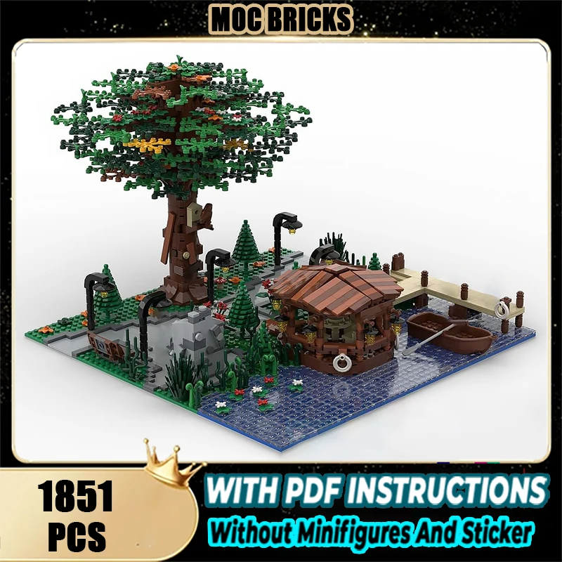 

Wharf Alley Street View New Moc Blocks Alley Technology Module Brick Model Gift Christmas Toys DIY Set Assembly!