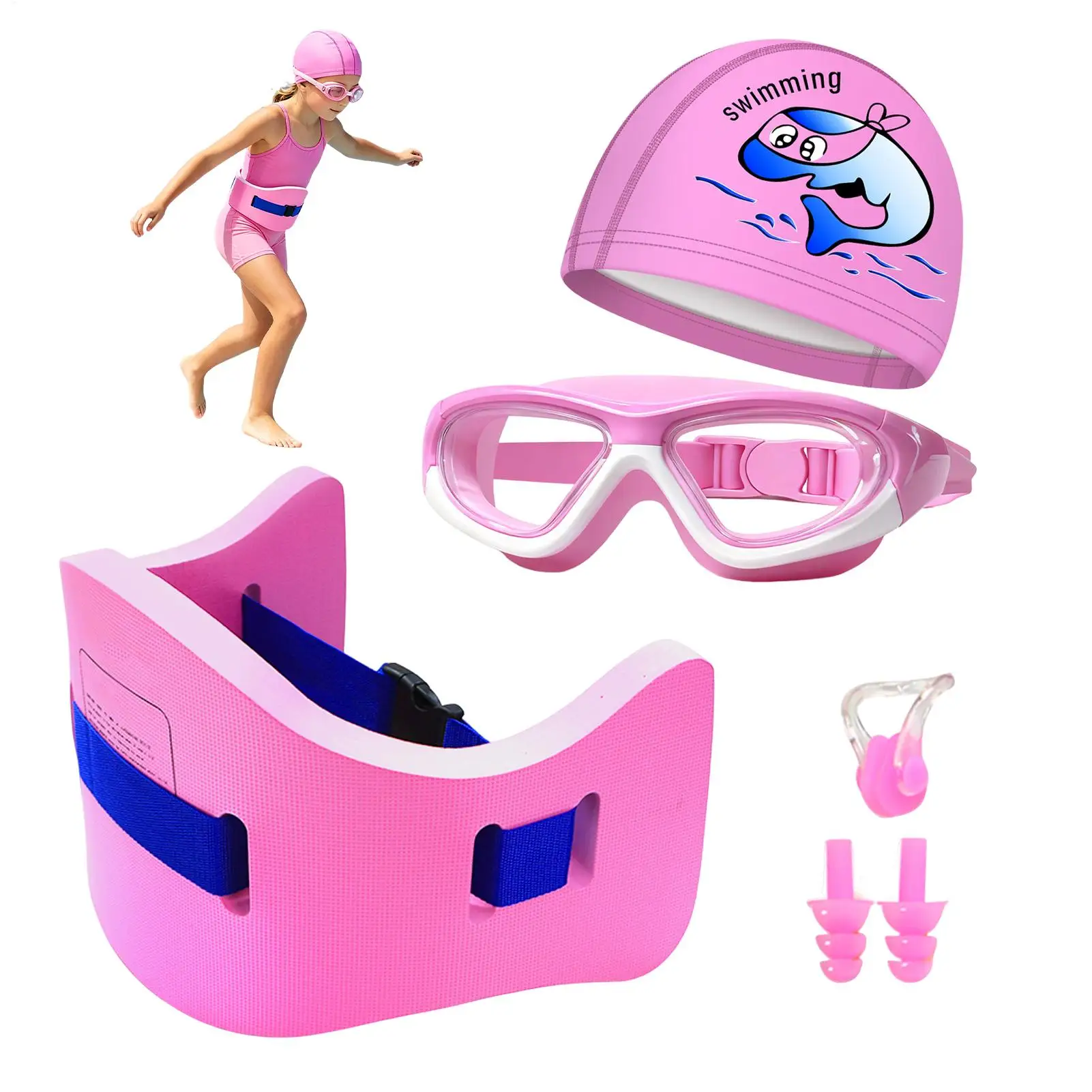

Kids Swim Belt Adjustable Lightweight Flotation Belt Pool Float For Swimming Diving Snorkeling Aerobics, Beach Lake Summer