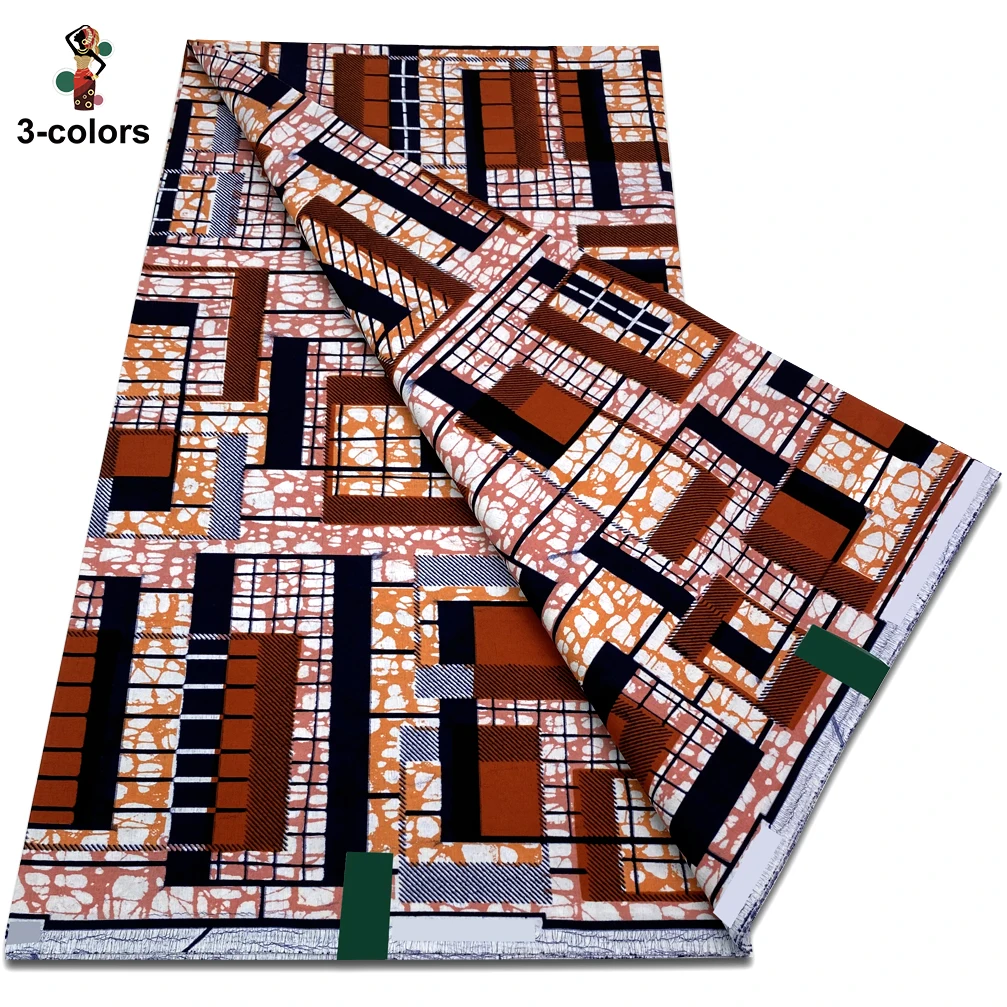 

Newest Guaranteed Veritable African Wax Print Fabric Real Nigerian 100% Cotton Ankara Wax Fabric Soft Super Batik