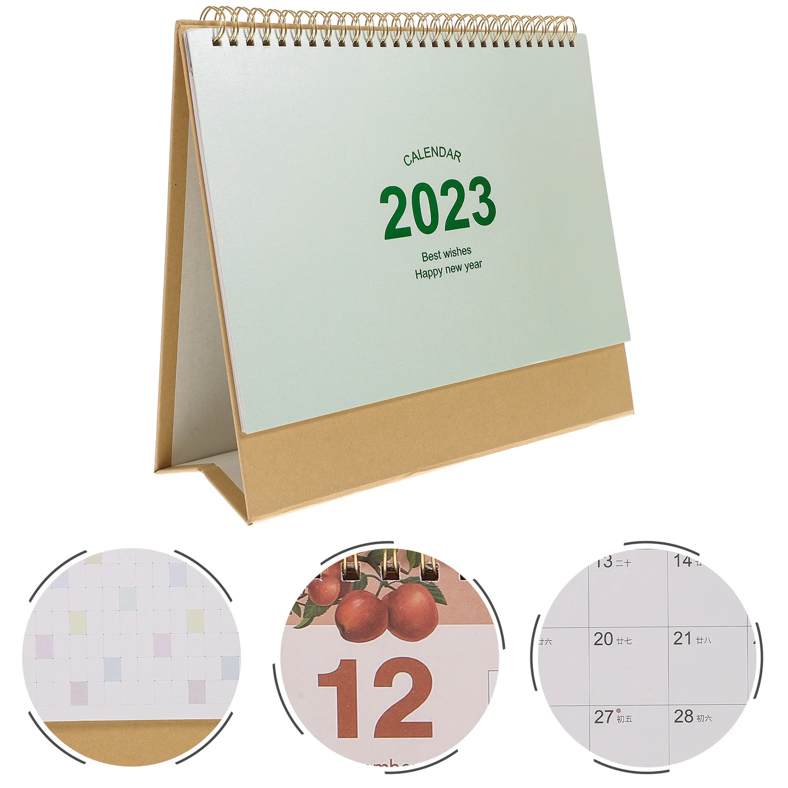

2023 Desktop Calendar Simple Style Monthly Standing Tabletop Calendar For Office Home Desk Decor 2023 Planner Ornament