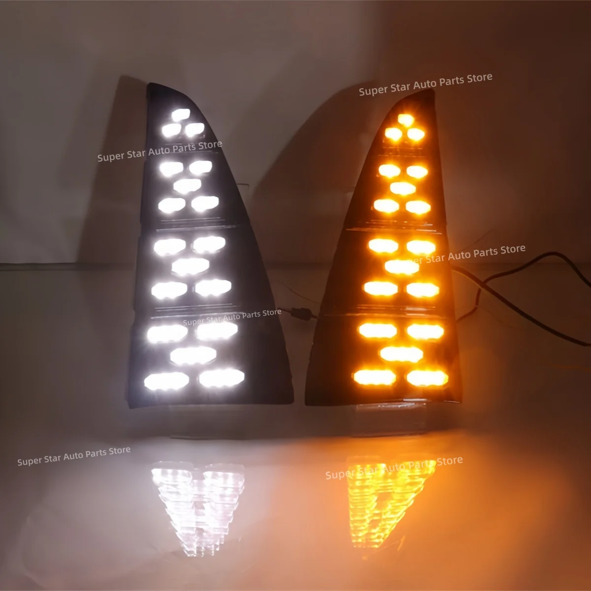 For Changan 2th generatio CS75 plus 2022-2023 Daytime running light Modification Front fog light Turn signal Decorative light