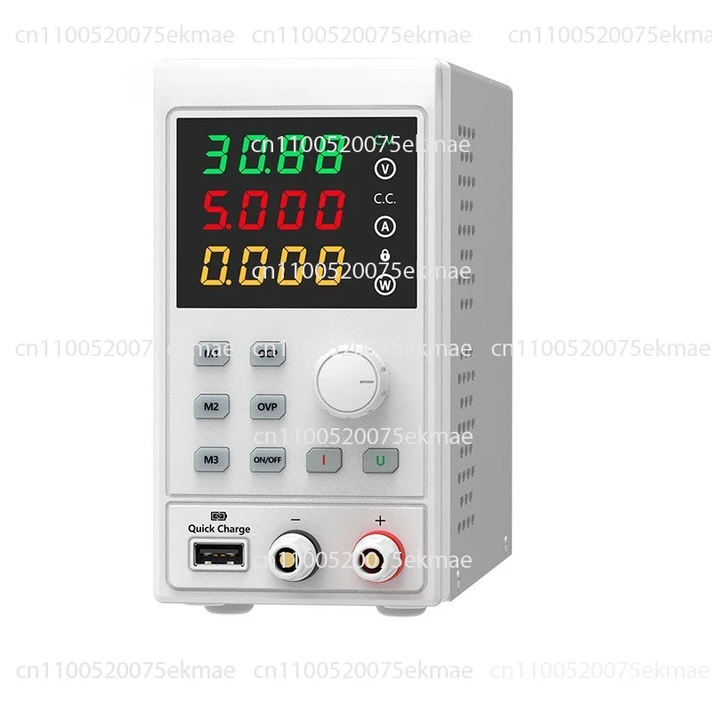 Laboratory DC Power Supply Unit Adjustable 4 Digit Mini Lab Bench Power Supply Source Memory Function Voltage Regulator