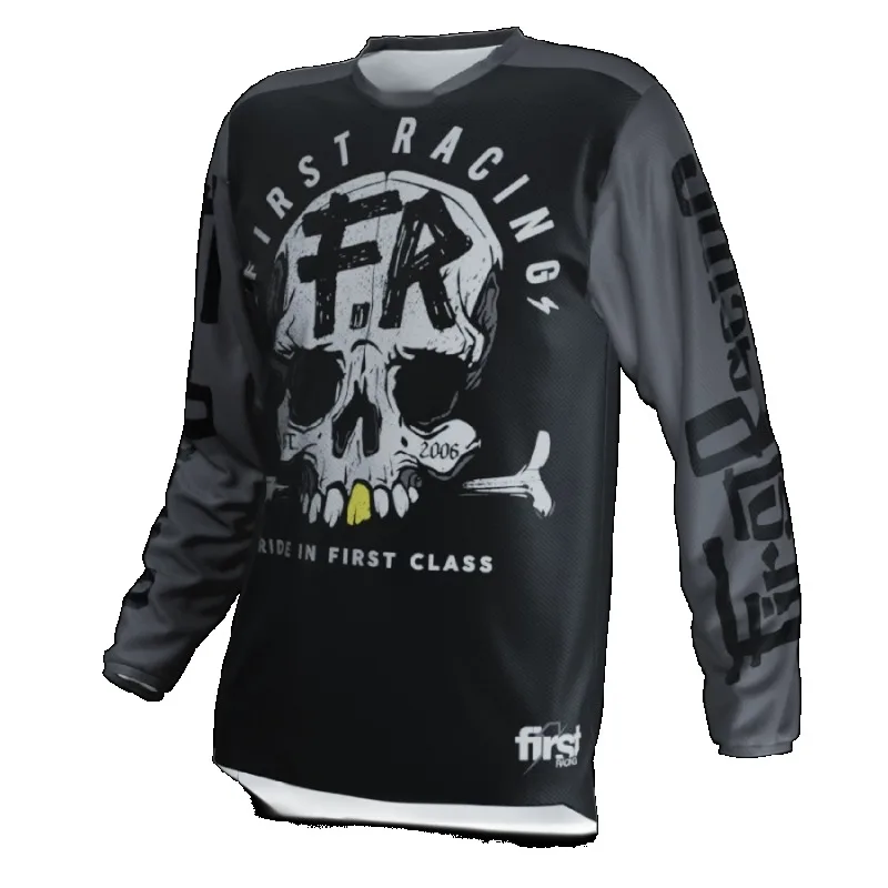 Firstr-ropa de motociclismo todoterreno con estampado 3D Retro, ropa de carreras transpirable de secado rápido de manga larga