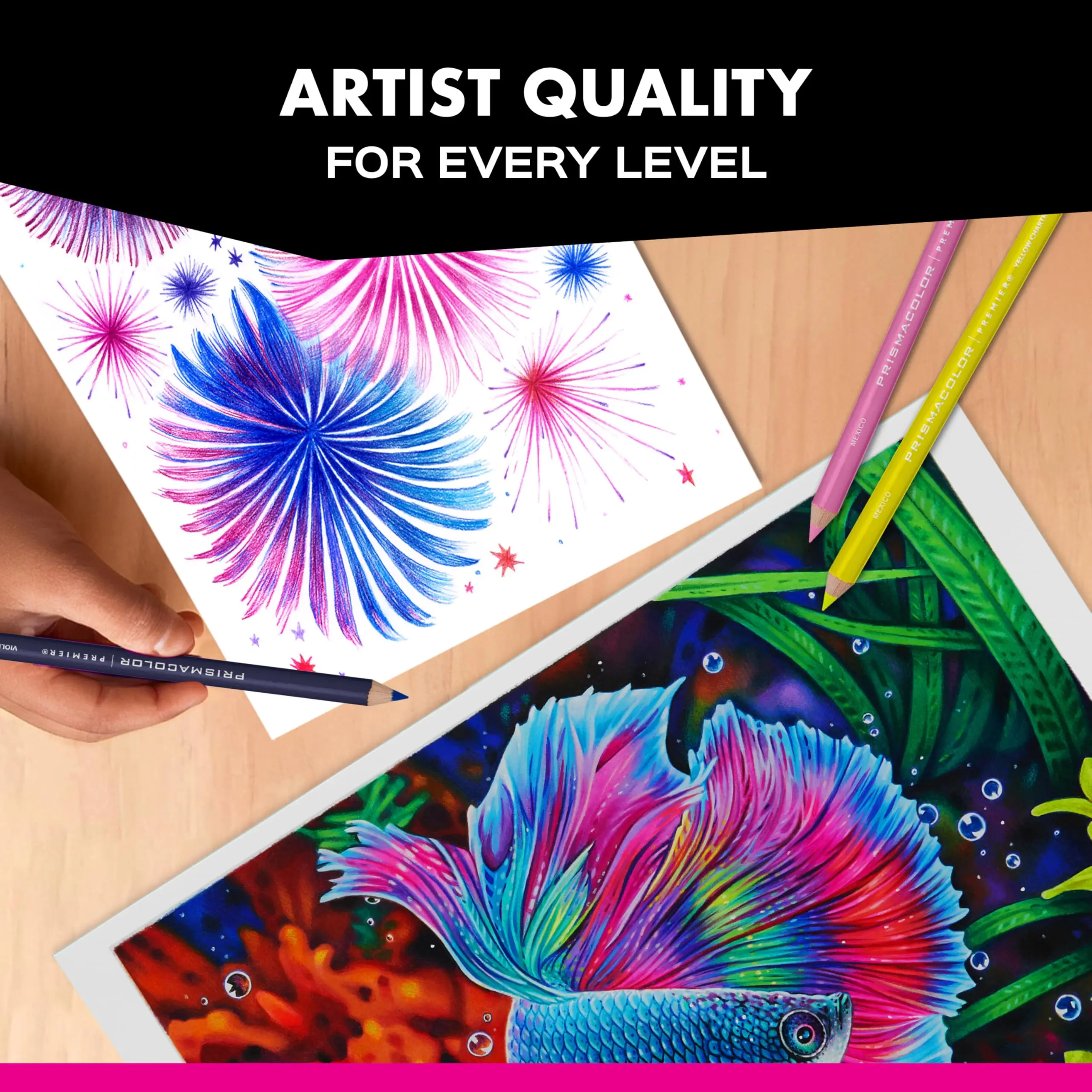 أقلام الرصاص الملونة بريزماكولور بريميير، ناعمة النواة، 48 عبوة