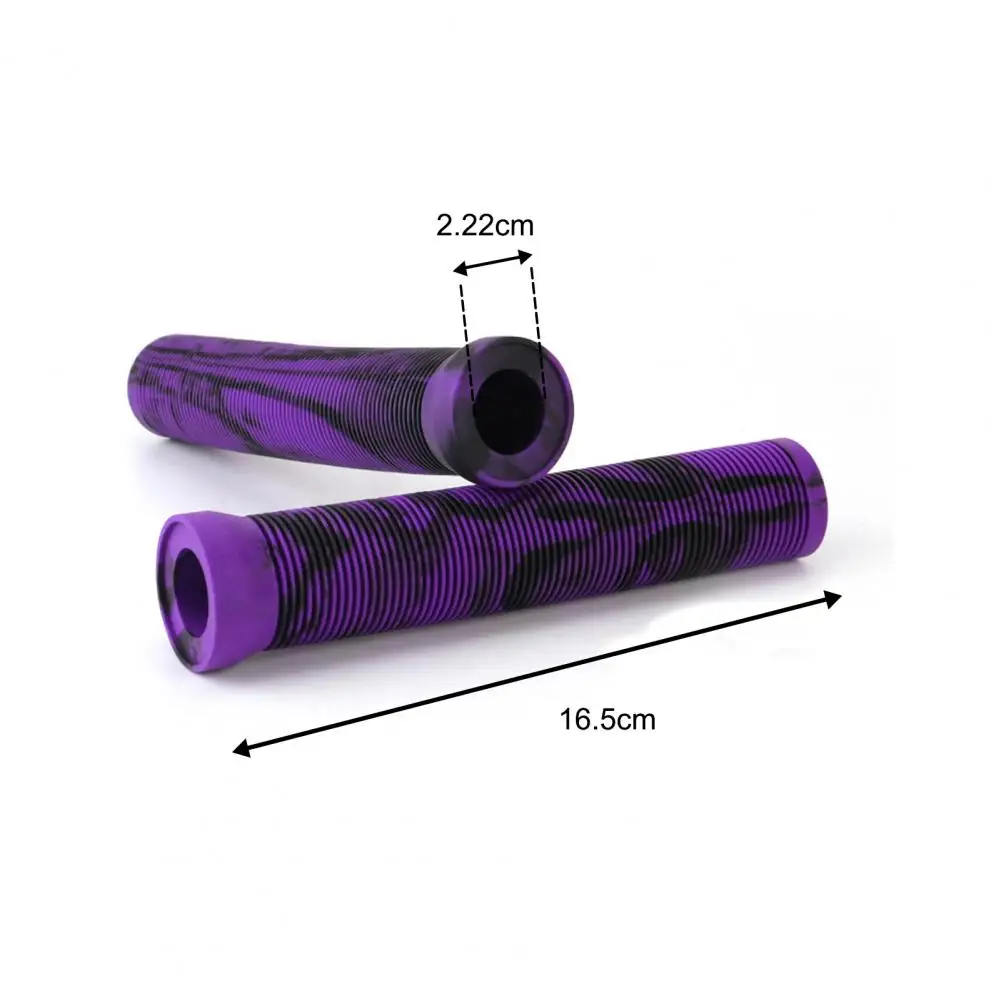 Bicycle Handlebar Grips with Handle Plug Quick Easy Installation Bicycle Grips Anti-slip Rubber Bike Grips for Mtb for Scooters