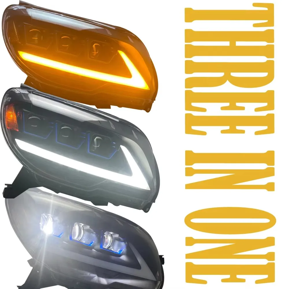 

PairCar LED Headlights for Toyota Hilux SURF 2002-2009 81130-35430 81170-35410 KDN215W RZN210