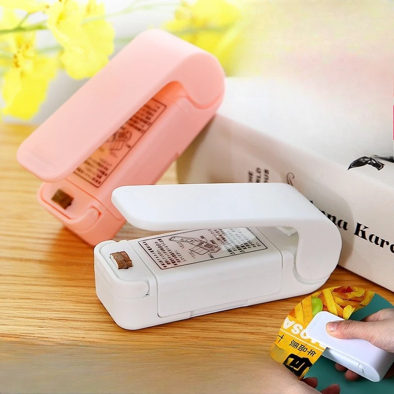 

Mini Sealing Machine Plastic Food Bag Closure Portable Sealer Food Package Storage Bag Heat Sealer For Food Snack