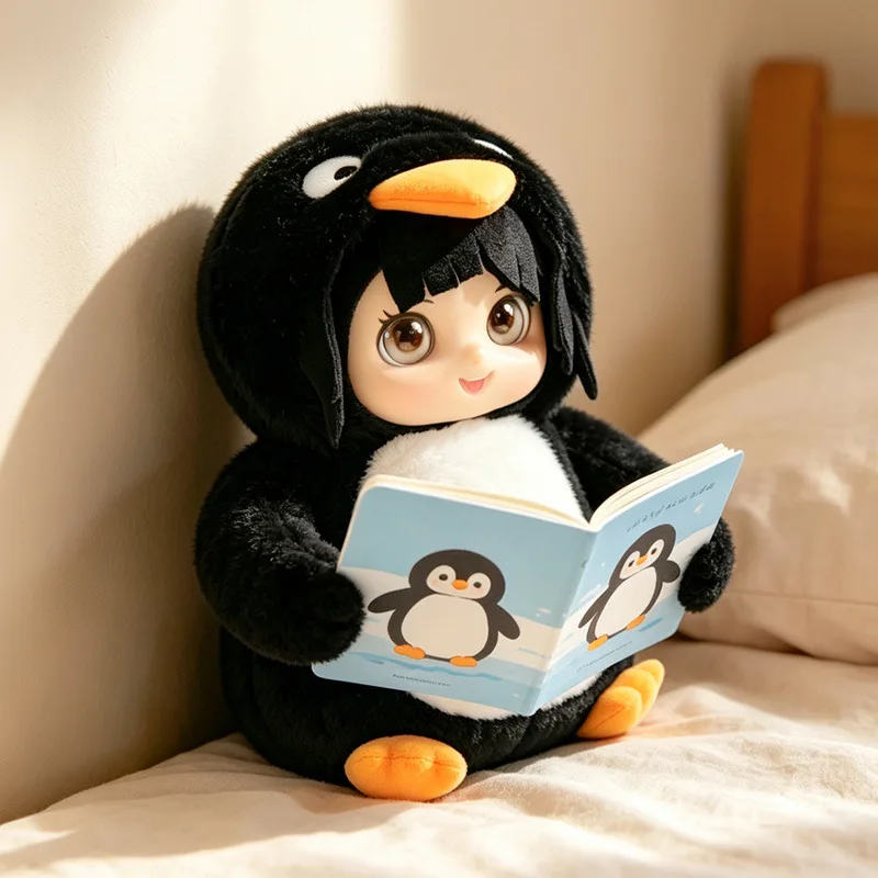 Lindo Peluche de Gugu Gaga, Animales de Peluche de la Película, Pingüino Adorable, Muñecos de Vinilo con Fragancia y Colores Brillantes, Juguetes para Niños, Regalo de Cumpleaños para Niñas