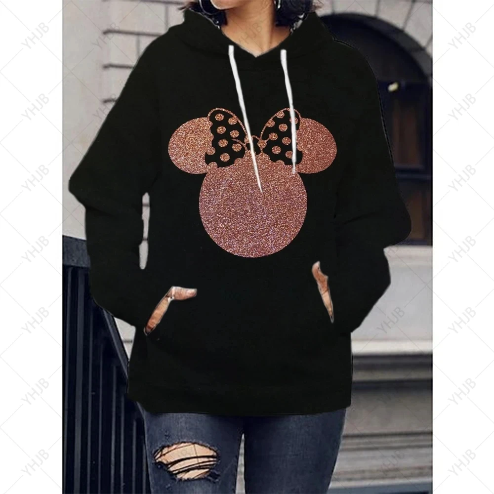 Disney Mickey Mouse Hoodie Women Men Autumn Winter Casual Stylish Coat Kids Fashion Hooded Clothing Boy Girls Cartoon Streetwear