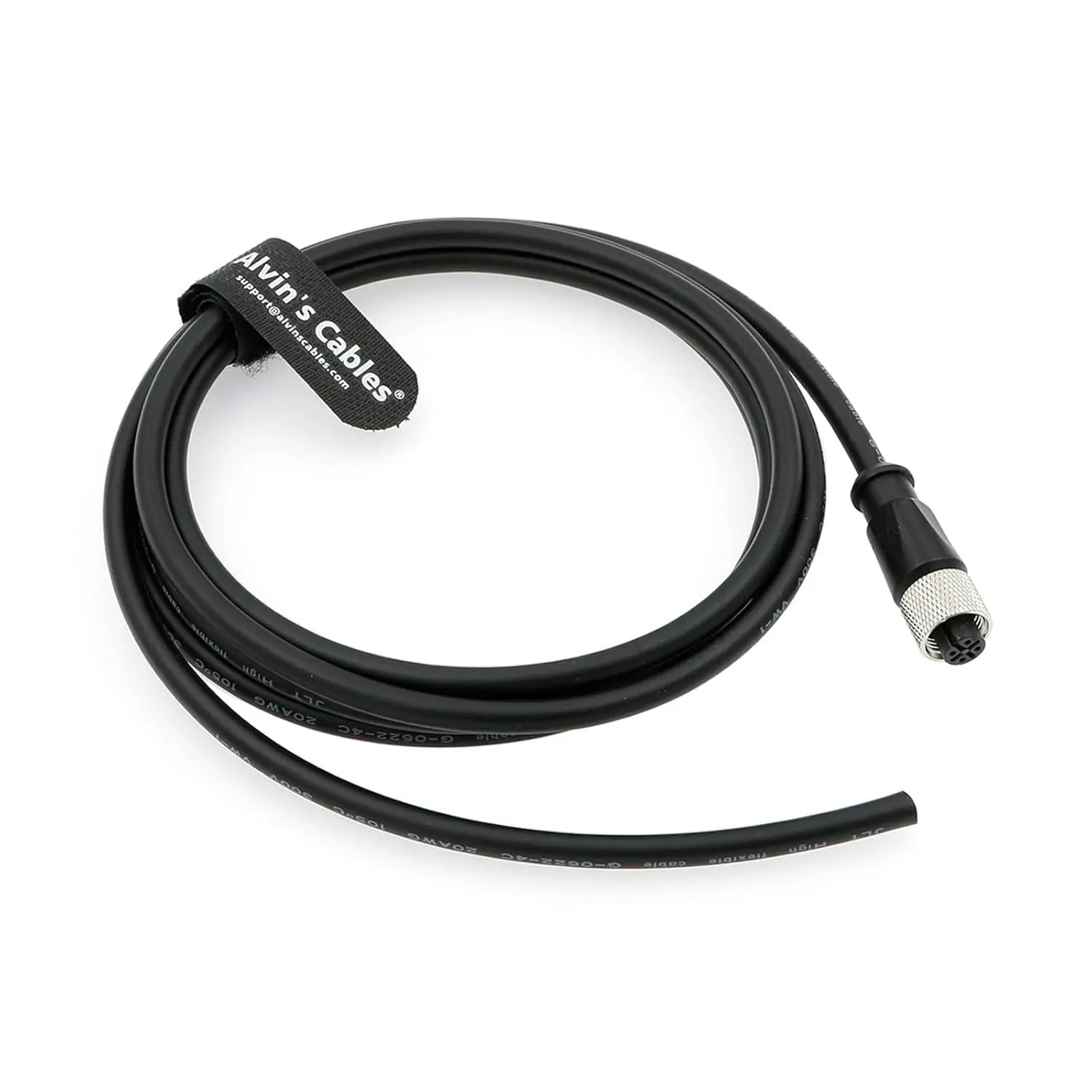 

Alvin's Cables Ethernet Cable M12 A-Code 4 Pin Female Aviation Connector Electrical Cable for Industrial Network Sensor 2M