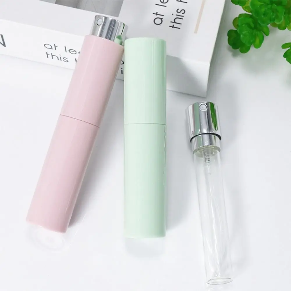 10 ミリリットルミニ香水ボトル詰め替えスプレーアトマイザーボトルポータブル旅行スプレー回転ボトル空の化粧品容器