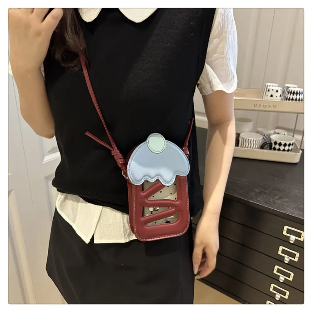 

Casual Chic Women's Crossbody Bag Simple Cute Mobile Phone Bag Versatile PU Leather Shoulder Bag Fashionable Trendy Handbag