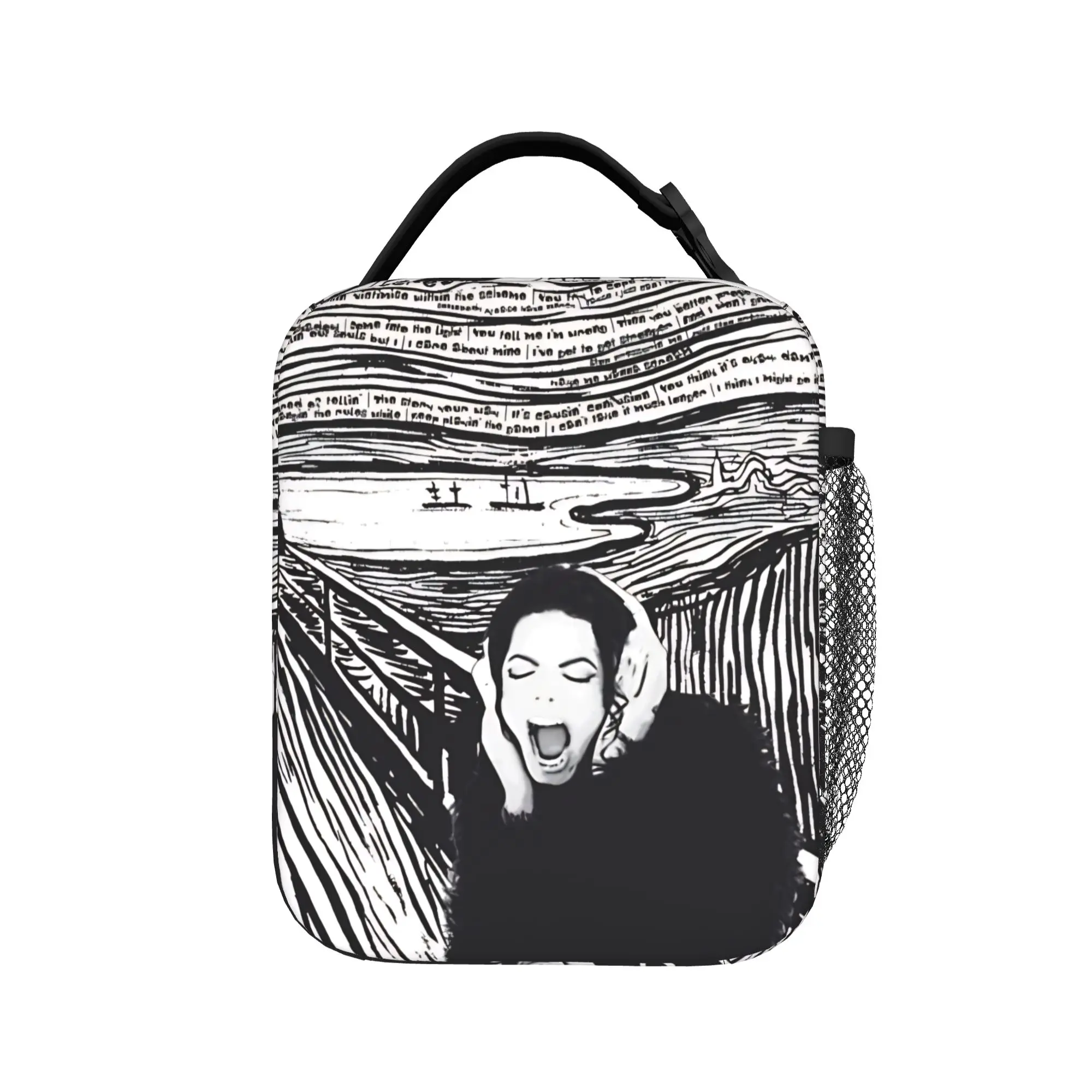MJ Pop King Insulated Lunch Bag Large M-Michaels Lunch Container Thermal Bag Tote Lunch Box Office  Outdoor Girl Boy