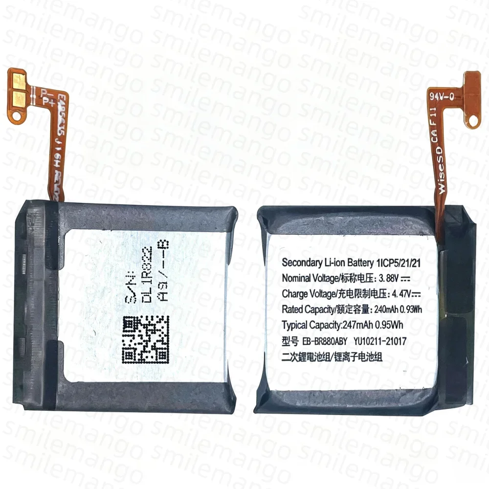 1-10PCS NEW Battery EB-BR880ABY For Galaxy Watch 4 40mm/42mm R865U EB-BR890ABY For Galaxy Watch 4 44mm/46mm R870 SM-R875U