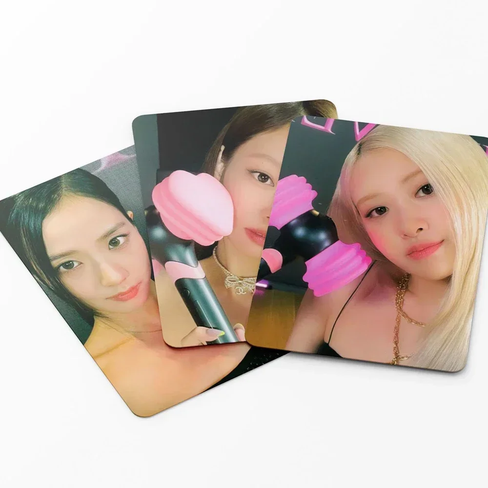 55PCS/Set Kpop Girl Group Black Twice Pink Kep1er Iu Lomo Cards New Photo Album BORN Photocard Bookmarks K-pop Fans Gift