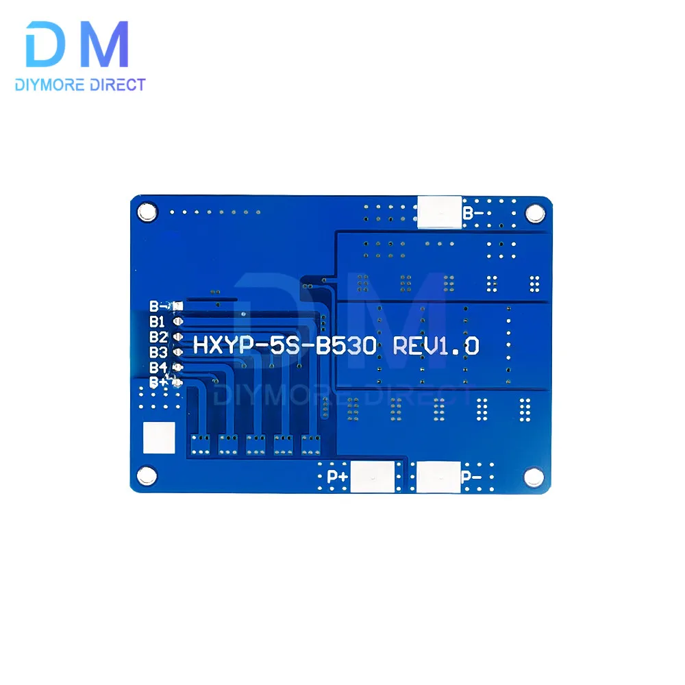 5S 30A Li-ion Lithium Battery BMS 18650 Charger Protection PCB Board 18V 21V Cell Protection Circuit For Drill Motor Lipo Cell